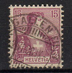 Briefmarke Schweiz 100 o