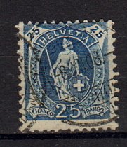 Briefmarke Schweiz 89 C o
