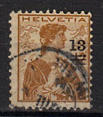 Briefmarke Schweiz 125 o