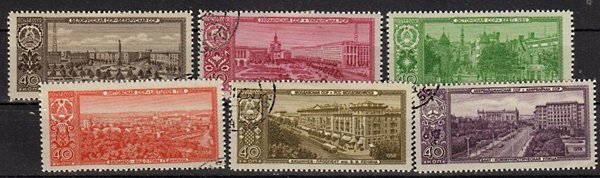 Briefmarke Sowjetunion 2174-79 o