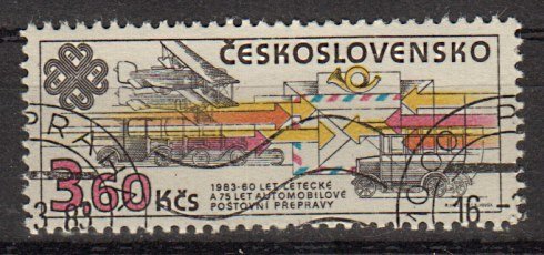 Briefmarke Tschechoslowakei 2708 o
