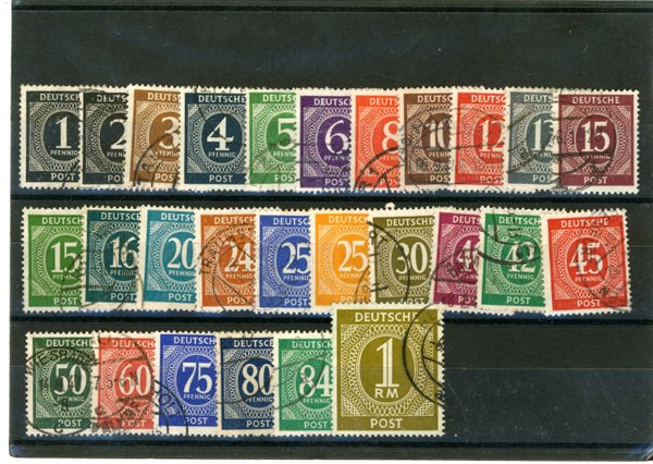 Briefmarke Alliierte Besetzung 911/37 gestempelt