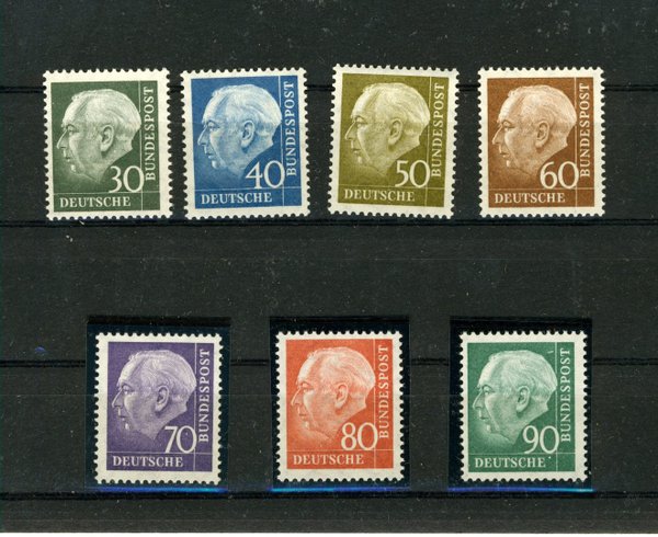 Briefmarke BRD 259/65 **