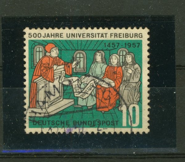 Briefmarke BRD 256 Plattenfehler II