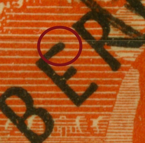 Briefmarke Berlin 3 Plattenfehler II gestempelt