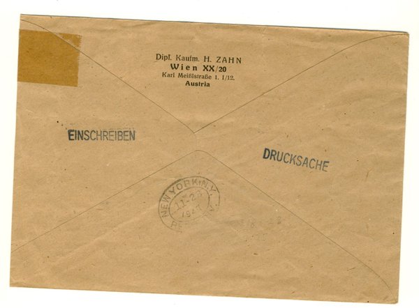 Brief Österreich 829/34 und 801 von 1947