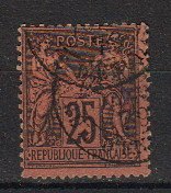 Briefmarke Frankreich 74 o