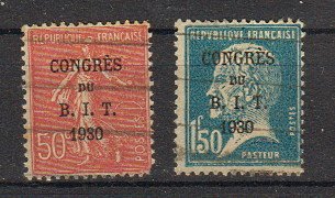 Briefmarke Frankreich 249-50 o