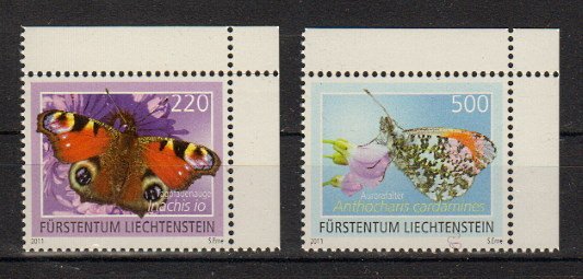 Briefmarke Liechtenstein 1592-93 **