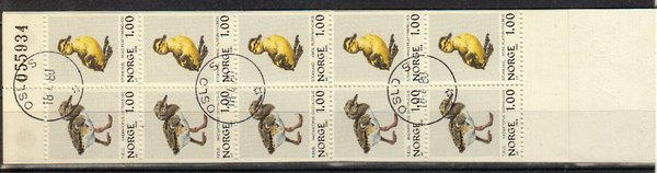 Briefmarke Norwegen 811-12 o MH 2