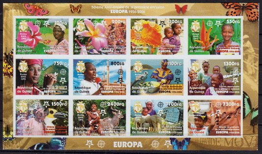 Briefmarke Guinea 4202-13 ** KLB