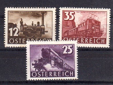 Briefmarke Österreich 646-48 **