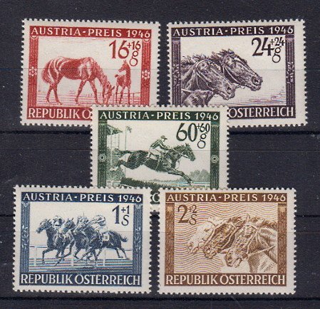 Briefmarke Österreich 785-89 **