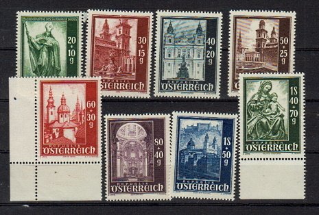 Briefmarke Österreich 885-92 **