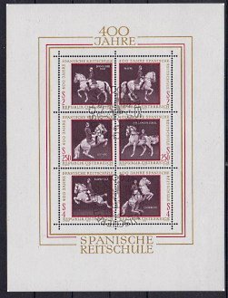 Briefmarke Österreich Block 2 o