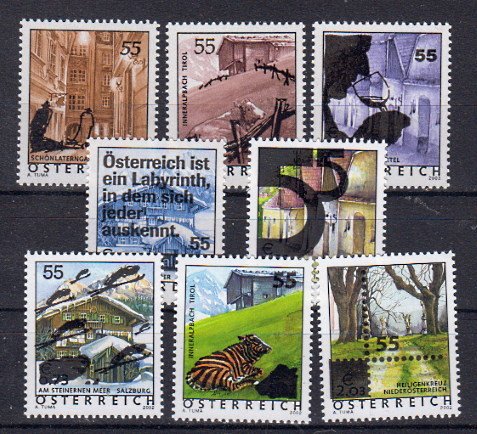 Briefmarke Österreich 2509-16 **