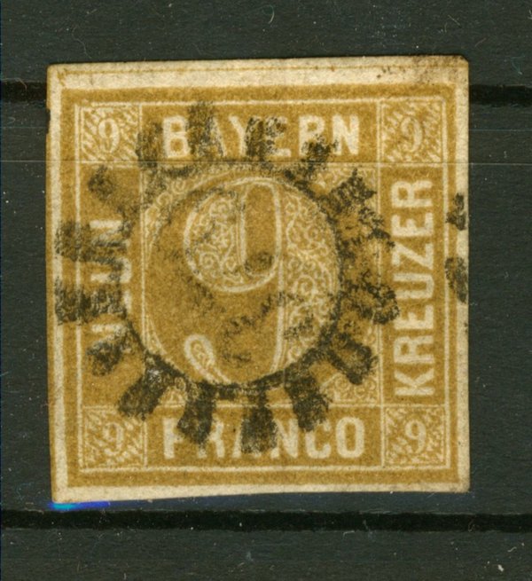 Briefmarke  Bayern 11 gestempelt