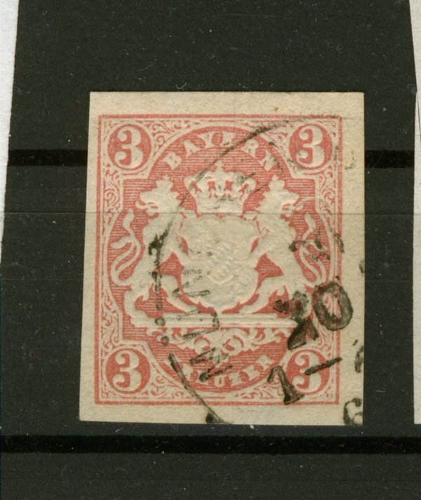 Briefmarke  Bayern 15 gestempelt