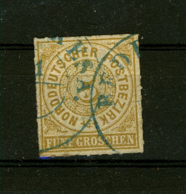 Briefmarke Norddeutscher Postbezirk 6 gestempelt