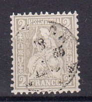 Briefmarke Schweiz 20 o