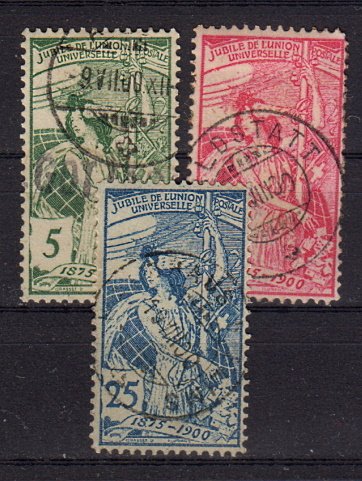 Briefmarke Schweiz 71-73 I o
