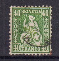 Briefmarke Schweiz 26 o