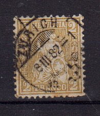 Briefmarke Schweiz 36 o