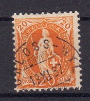 Briefmarke Schweiz 58 A o