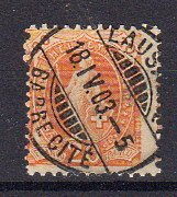 Briefmarke Schweiz 58 D o