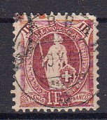 Briefmarke Schweiz 63 A o