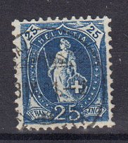 Briefmarke Schweiz 67 C o