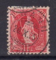 Briefmarke Schweiz 70 C o