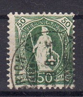 Briefmarke Schweiz 78 D o