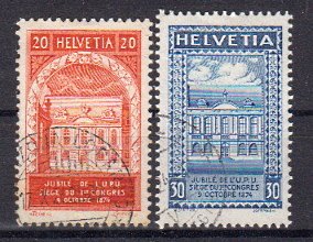 Briefmarke Schweiz 192-93 o