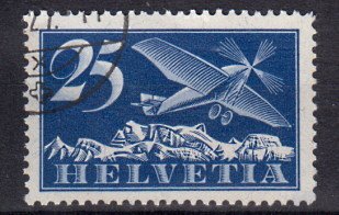 Briefmarke Schweiz 180 o