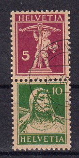 Briefmarke Schweiz S 13 o