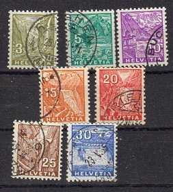 Briefmarke Schweiz 270-76 o