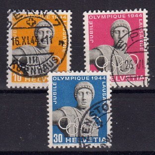 Briefmarke Schweiz 428-30 o
