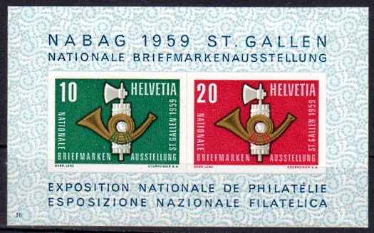 Briefmarke Schweiz Block 16 **