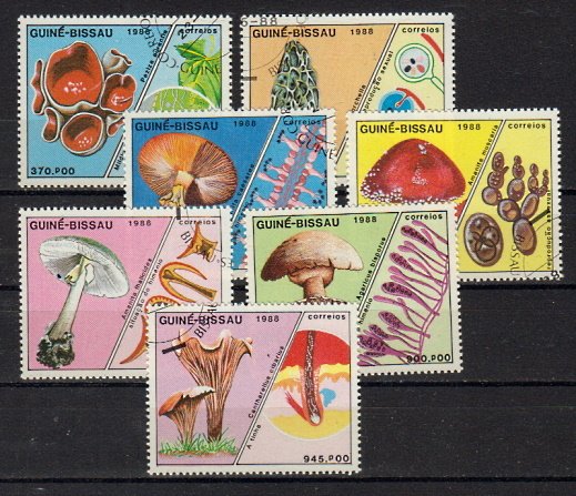 Briefmarken Guinea-Bissau 989-95 o