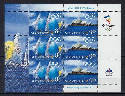 Briefmarke Slowenien 308-09 ** KLB