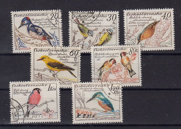 Briefmarke Tschechoslowakei 1163-69 o
