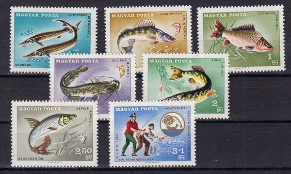 Briefmarke Ungarn 2344-50 **
