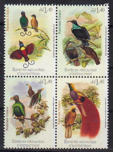 Briefmarke Vereinte Nationen Genf 908-11 **