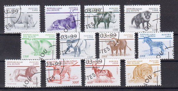 Briefmarke Benin 1133-44 o