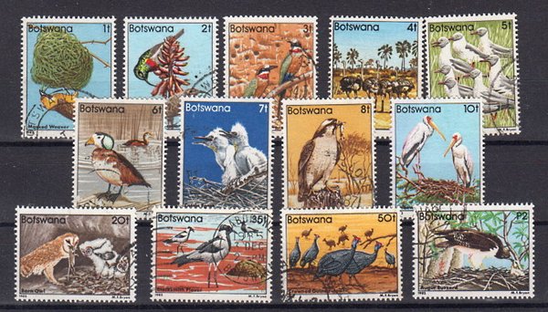 Briefmarke Botswana 299-307 + 09 + 12 + 14 + 16 o