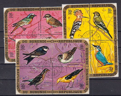 Briefmarken Burundi 690-701 o