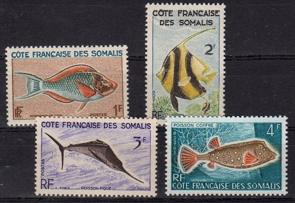 Briefmarke Franz. Somaliküste 320-23 **