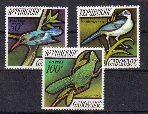 Briefmarke Gabun 450-52 **