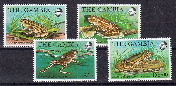 Briefmarke Gambia 453-56 **